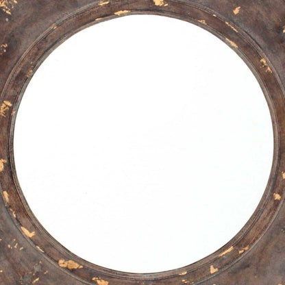 Miroir d'appoint hexagonal en bronze