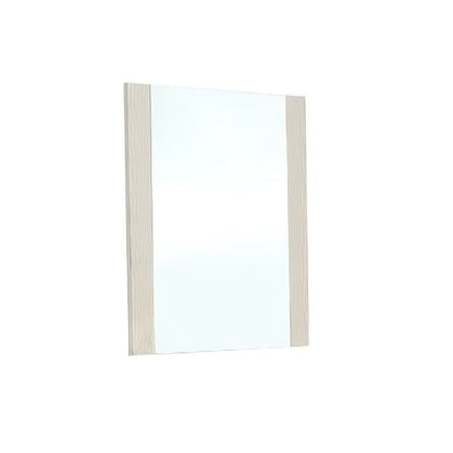 Miroir de commode encadré beige de 41 po