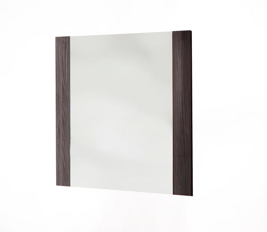 Miroir d'appoint encadré gris de 41 po