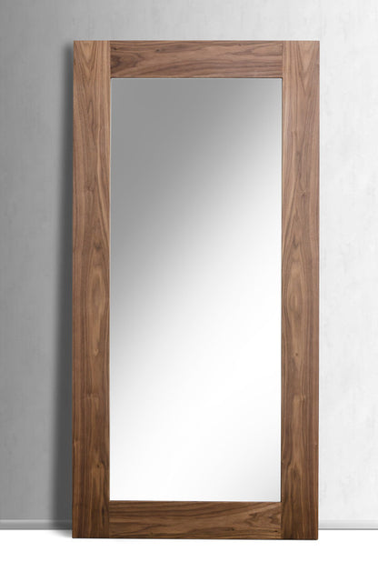 79" Brown Framed Full Length Hanging Mirror