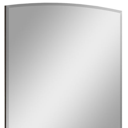 Miroir de commode brun foncé de 43 po