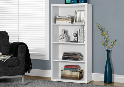 48" Black and Gray Wood Bookcase