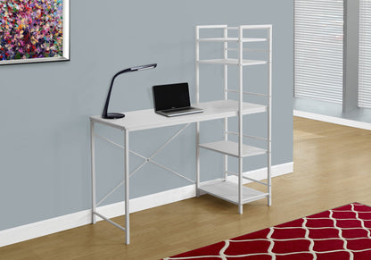 Bureau d'ordinateur blanc 19"