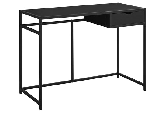 Bureau d'ordinateur noir de 20 po