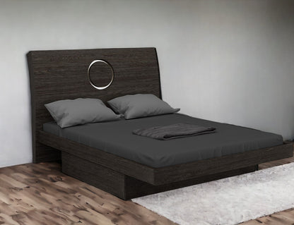 Gray King Bed Frame