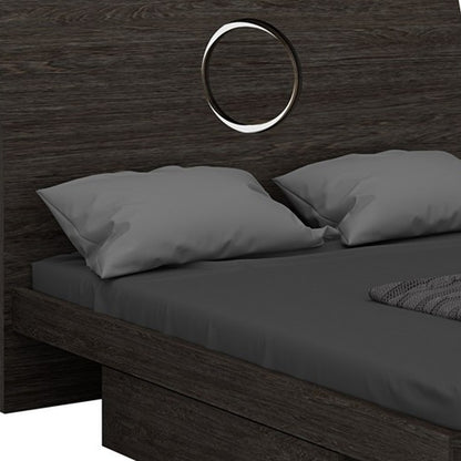 Gray King Bed Frame