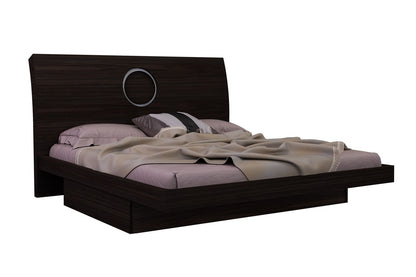 King Wood Brown Bed