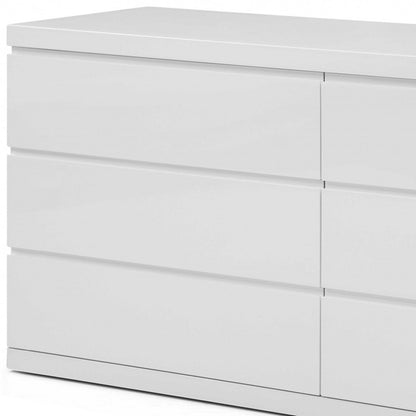 Commode double blanche 63 x 20 x 30