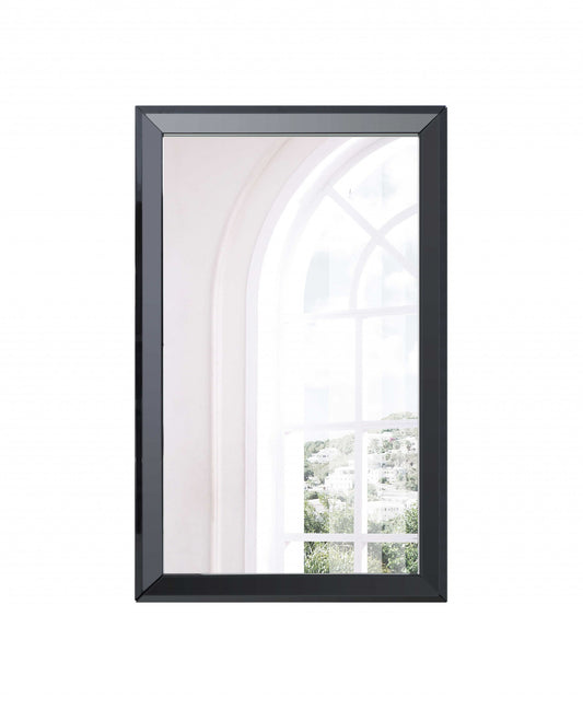 Miroir d'appoint rectangulaire noir