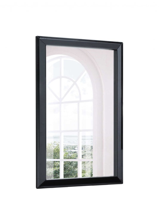 Miroir d'appoint rectangulaire noir