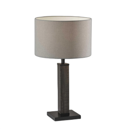 Lampe de table Monument en bois noir