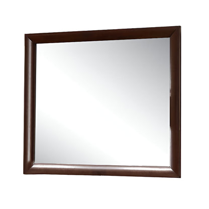 Miroir de commode avec cadre expresso de 35 po