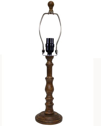 25" Brown Standard Table Lamp