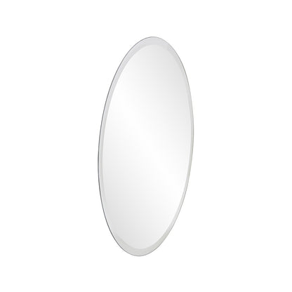 Miroir décoratif rond biseauté transparent de 12 po