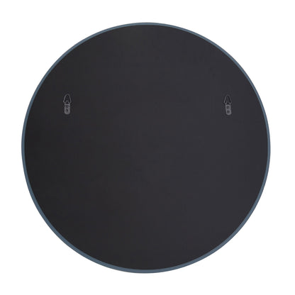 Miroir d'appoint rond gris sans cadre de 28 po