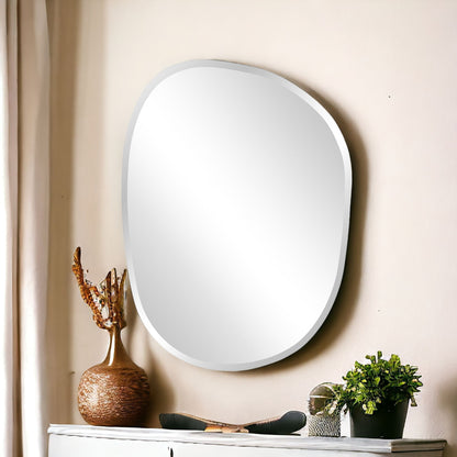 Miroir d'appoint abstrait sans cadre de 24 po