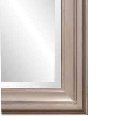 33" Silver Framed Accent Mirror