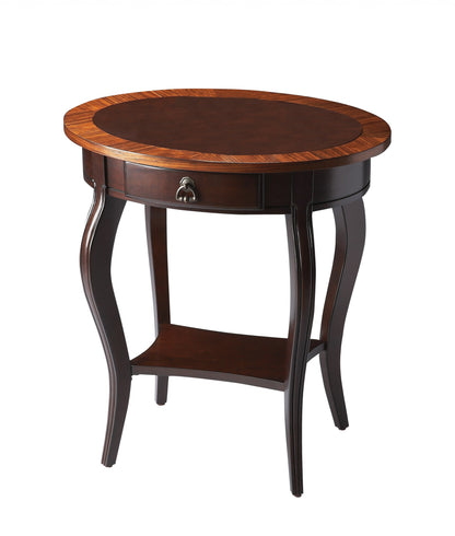 Table d'appoint ovale Cerisier Nouveau