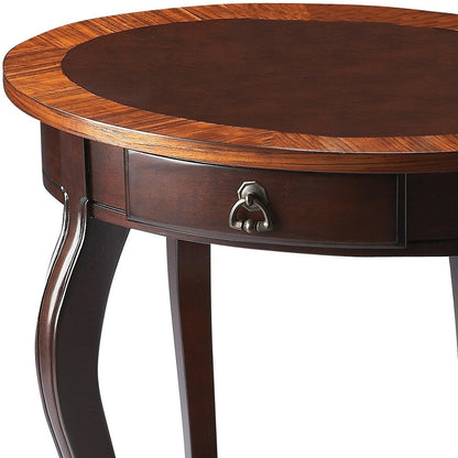 Table d'appoint ovale Cerisier Nouveau