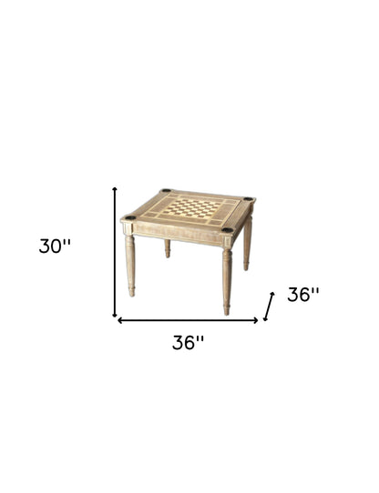 Table basse carrée grise de 36 po