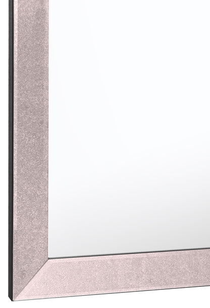 Miroir d'appoint carré en verre gris de 24 po