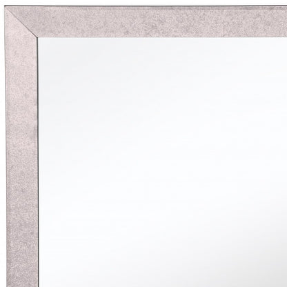 Miroir d'appoint carré en verre gris de 24 po