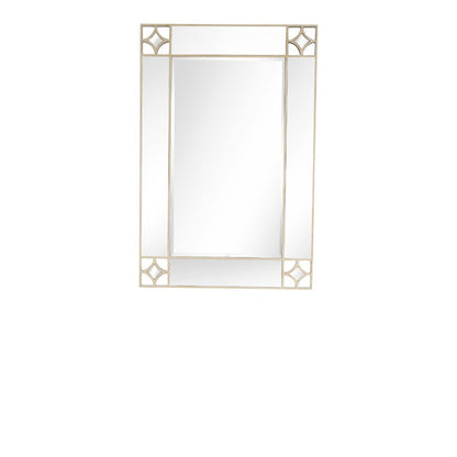 Miroir d'appoint encadré champagne de 46 po