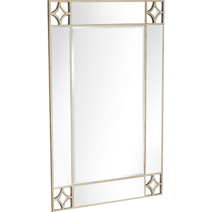 Miroir d'appoint encadré champagne de 46 po