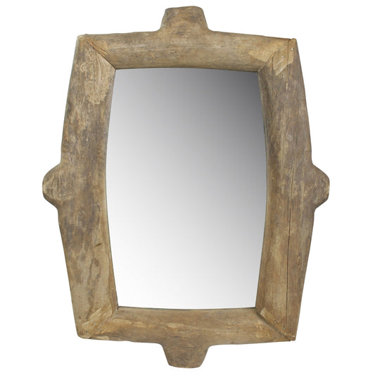 Miroir mural en bois naturel