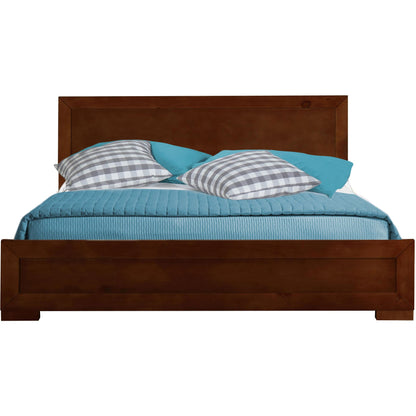 Black Solid and Manufactured Wood Full Bed Frame