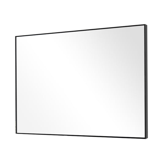 Miroir mural noir minimaliste