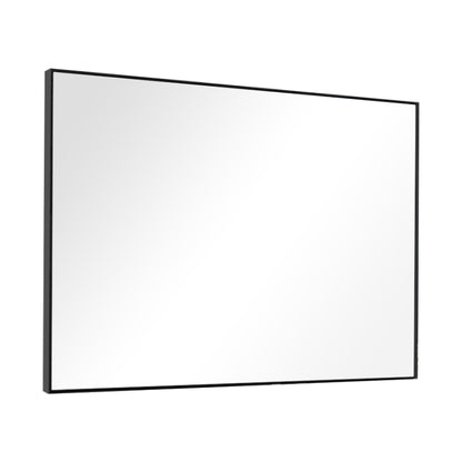 Miroir mural noir minimaliste