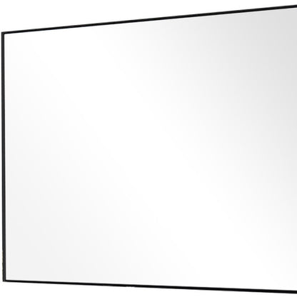 Miroir mural noir minimaliste