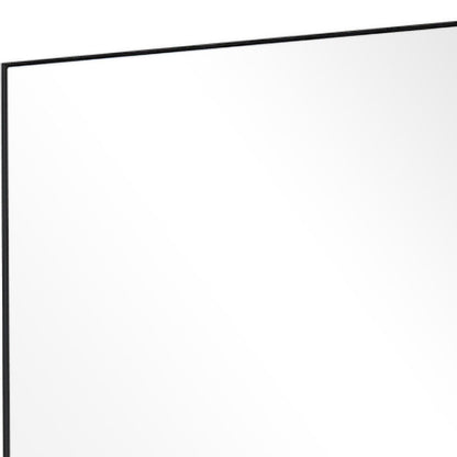 Miroir mural noir minimaliste