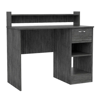 Bureau d'ordinateur en graphite de 40 po