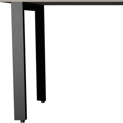 58" Light Gray Computer Desk