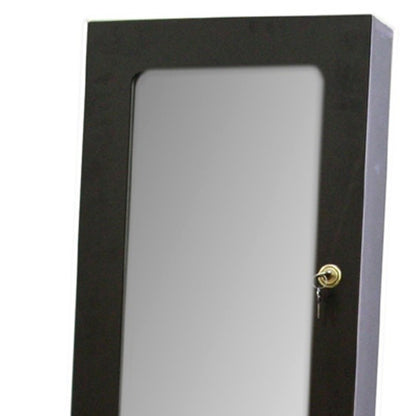 Brown Rectangle Cheval Standing Mirror