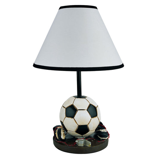 Lampe de table sur le thème du football