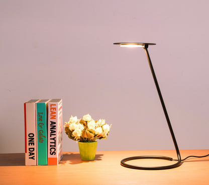 Lampe de bureau en métal argenté de 15 pouces avec abat-jour argenté