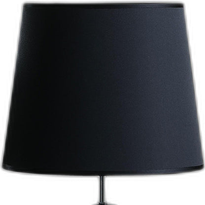 Lampe de bureau avec support de téléphone en forme de clown sculptural noir de 21 pouces