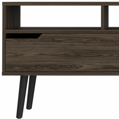 54" Dark Walnut Brown TV Stand