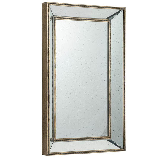 Silver Rectangle Accent Mirror