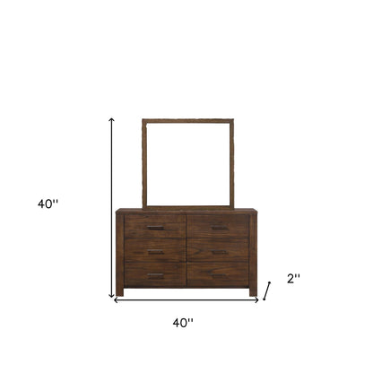 Miroir de commode carré de 40 po