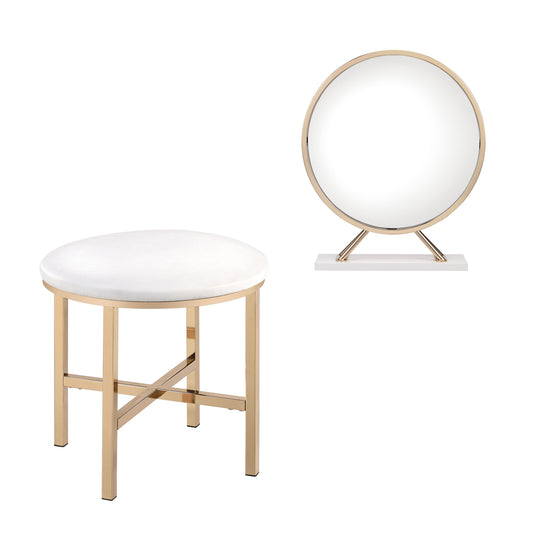 Miroir de table rond de 16 pouces pour le maquillage et le rasage