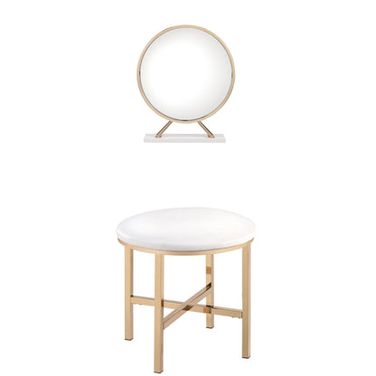 Miroir de table rond de 16 pouces pour le maquillage et le rasage