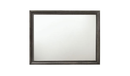 Miroir de commode gris de 36 po