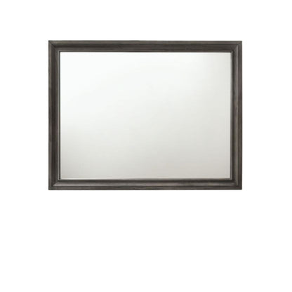 Miroir de commode gris de 36 po