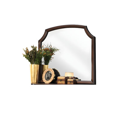 Miroir de commode irrégulier expresso de 37 po