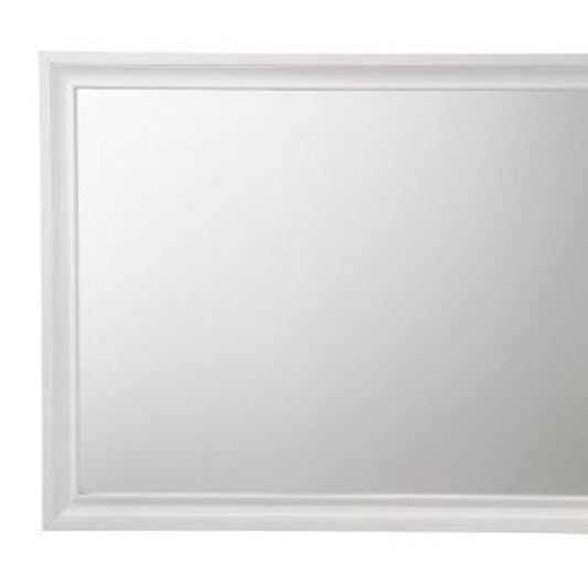 Miroir de commode blanc de 36 po