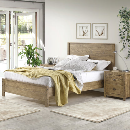 Gray Solid Wood Twin Bed Frame